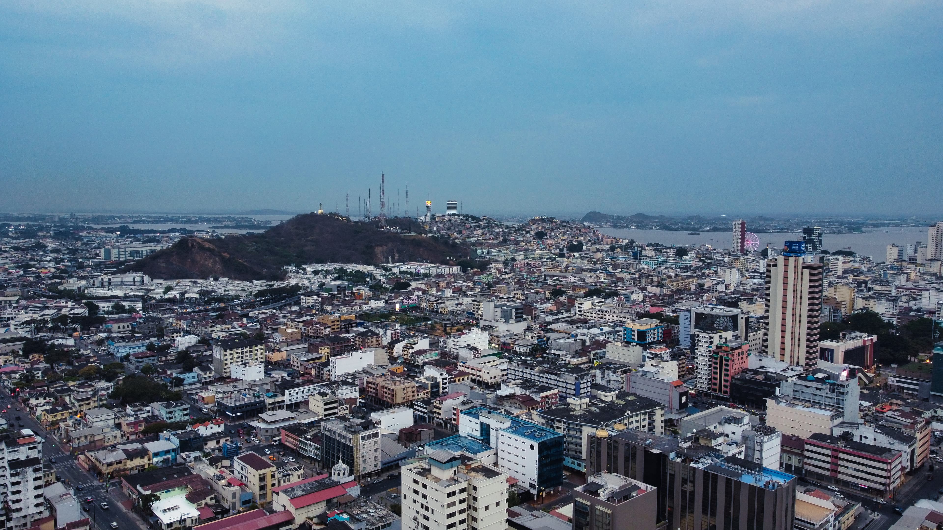 Vista aérea residencial